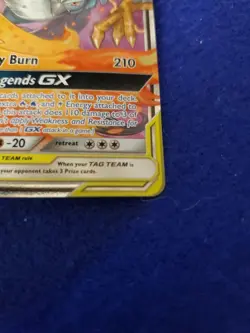 2019 Pokemon Hidden Fates Tag Team Moltres Articuno Zapdos GX 44/68 NMT-MT - Image 4