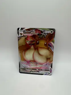 Pokemon Eevee VMAX SWSH087 Sword and Shield Black Star Promo Full Art NM - Image 1