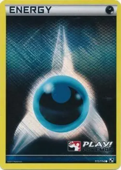 Darkness Energy - 111/114 - Crosshatch Holo Play! Pokemon Promo NM, English Poke - Image 1
