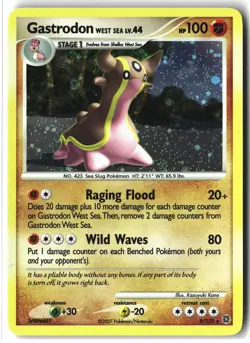 Gastrodon West Sea ⭐ 9/132 Holo Rare Secret Wonders 2007 Pokemon NM - Image 1