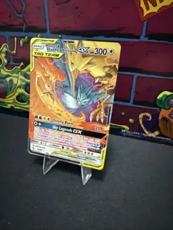 Pokemon TCG Moltres Zapdos Articuno GX 44/68 Hidden Fates NM/Mint Condition - Image 3