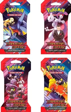 Pokemon TCG Scarlet and Violet Destined Rivals x1 Booster Pack SEALED - Image 1