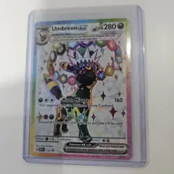 Pokemon TCG Umbreon EX SVP 176 Black Star Promo Full Art Near Mint - Image 1