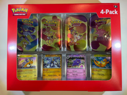 Pokemon TCG Scarlet & Violet 151 Mini Tin 4-Pack Sam's Club Sealed Booster Packs - Image 1