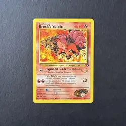 Pokemon TCG Brock's Vulpix 37/131 (WOTC Promo / Gym Challenge / 2001 / NM) - Image 1