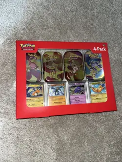 Pokemon TCG Scarlet & Violet 151 Mini Tin 4-Pack Sam’s Club New Factory Sealed - Image 1
