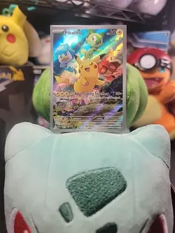 🔥Pokemon TCG Pikachu 027 #27 SVP Promo Holo Black Star Paldea Evolved Sealed NM - Image 1