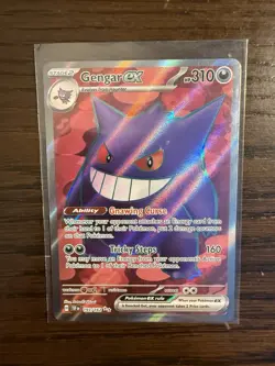 Pokemon Gengar EX Full Art Temporal Forces Ultra Rare - Image 1