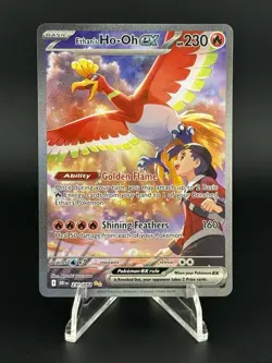 Pokemon TCG Ethan's Ho-Oh EX Sir 230/182 Destined Rivals English - Image 1