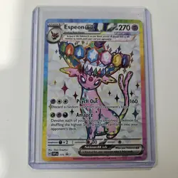 Espeon ex 175 Black Star Promo SVP NM Prismatic Evolutions Pokemon TCG - Image 1