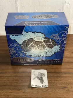 Stellar Crown Pokemon Center Exclusive Elite Trainer Box ETB TCG Factory Sealed - Image 1