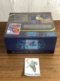 Phantasmal Flames Pokemon Center Exclusive Elite Trainer Box ETB Sealed Ship Now - Image 5