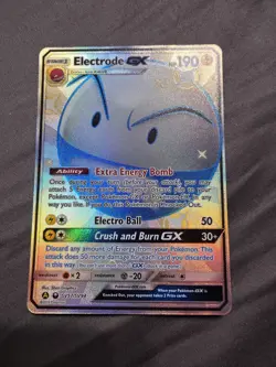 Electrode GX SV57/SV94 Full Art Shiny Holo Rare Hidden Fates 2019 Pokemon TCG - Image 1