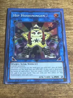 Yugioh! LP Hip Hoshiningen - CYHO-EN050 - Super Rare - Unlimited Edition Lightly - Image 1