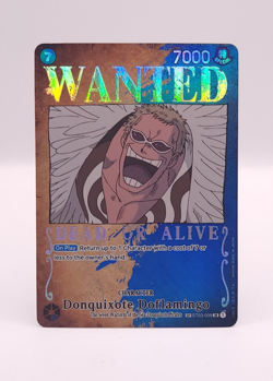 One Piece CCG - Donquixote Doflamingo ST03-009 Wanted Poster SP Alternate Art - Image 1