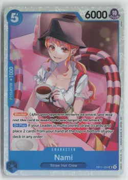 One Piece TCG Nami SR OP11-054 A Fist of Divine Speed English - Image 1