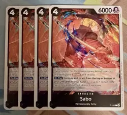 One Piece Sabo P-105 2026 English Promo Near Mint 4x Playset - Image 1