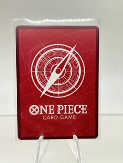 One Piece TCG OP14-001 Azure Sea's Seven Trafalgar Law Alternate Art Leader Red - Image 3