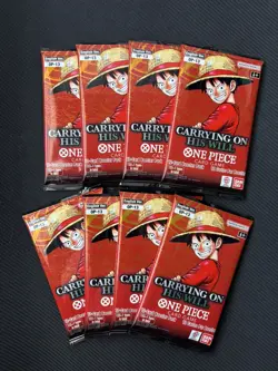 One Piece English OP13 Carrying On His Will booster pack x 8 - Image 1