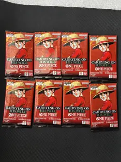 One Piece English OP13 Carrying On His Will booster pack x 8 - Image 2