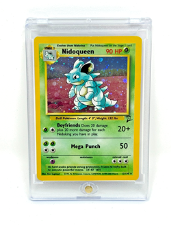 Pokemon TCG 1999-2000 Base Set 2 Nidoqueen 12/130 Rare Holographic Card - NM - Image 1