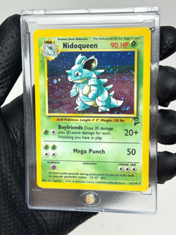 Pokemon TCG 1999-2000 Base Set 2 Nidoqueen 12/130 Rare Holographic Card - NM - Image 3