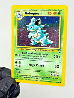 Pokemon TCG 1999-2000 Base Set 2 Nidoqueen 12/130 Rare Holographic Card - NM - Image 4
