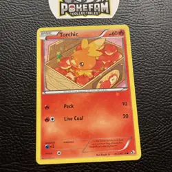 Torchic - RC5/RC25 - Pokemon Legendary Treasures Radiant Collection Card LP - Image 1