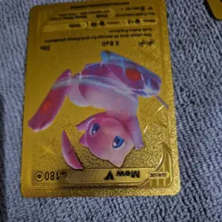 Mew V 069/189 Pokemon Gold Foil Card Fan Art - Image 4
