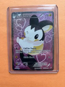 Emolga Full Art RC23/RC25 Legendary Treasures Radiant Collection Pokemon Card MP - Image 1