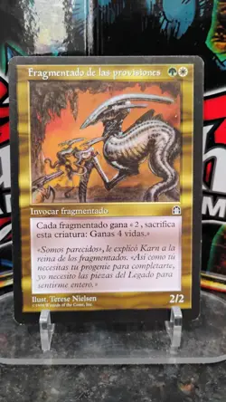 VICTUAL SLIVER Spanish Version MAGIC The Gathering SUMMON 1998 Trading Card MTG - Image 1