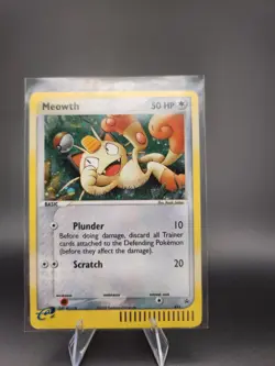 Pokemon TCG Meowth Black Star Promo Holo Rare Card #013 - Image 1