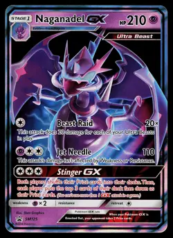 Pokemon Card - Naganadel GX Black Star Promo SM125 Holo - Image 1