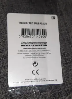 4x Pokemon Bulbasaur SM198 Card Detective Pikachu Movie, Promo RARE & SEALED - Image 4