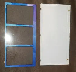 Pokemon Card Display Case 3 Card Magnetic Acrylic Case in Blue - Image 2