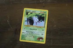 Vintage Pokemon TCG Brock's Zubat 74/132 Gym Heroes WOTC 2000 Card Non Holo - Image 1