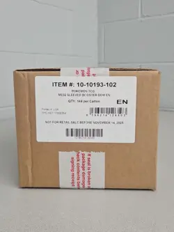 ME02 Phantasmal Flames SLEEVED Booster CASE (144 Packs of Pokemon Cards) - Image 1