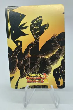 GOKU SSJ4 GT DRAGON BALL Z HEROES DBZ DBGT CARTE CARD PRISM HOLO FOIL 3D MANGA - Image 2
