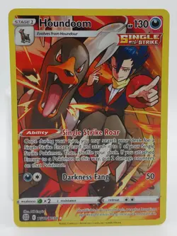 Pokemon Card Houndoom TG10/TG30 Full Art Holo Rare Brilliant Stars Trainer... - Image 1