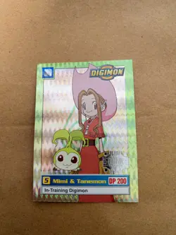 Digimon Card Mimi & Tanemon 8 of 34 | HOLO Silver Stamped Exclusive Preview - Image 1