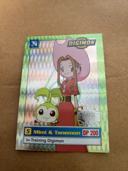 Digimon Card Mimi & Tanemon 8 of 34 | HOLO Silver Stamped Exclusive Preview - Image 2