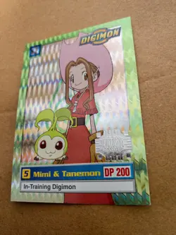 Digimon Card Mimi & Tanemon 8 of 34 | HOLO Silver Stamped Exclusive Preview - Image 3