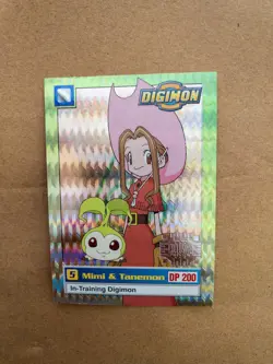 Digimon Card Mimi & Tanemon 8 of 34 | HOLO Silver Stamped Exclusive Preview - Image 5