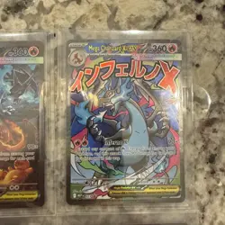Mega Charizard X ex - 125/094 - SIR - Phantasmal Flames - Pokemon Card - NM - Image 3