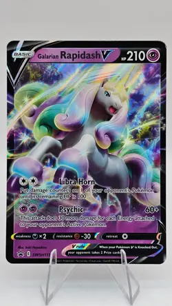 Galarian Rapidash V - SWSH111 - SWSH: Sword & Shield Promo Cards (SWSD) - Image 1