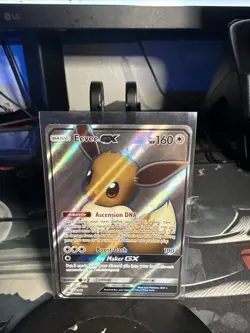 Pokemon Eevee GX SM242 Full Art Holo Promo Card NM Condition - Image 1