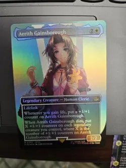 Aerith Gainsborough - 374 - Magic: Final Fantasy MTG - Borderless - FOIL - Image 1