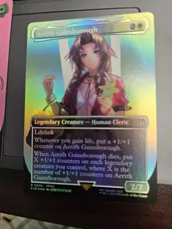 Aerith Gainsborough - 374 - Magic: Final Fantasy MTG - Borderless - FOIL - Image 2
