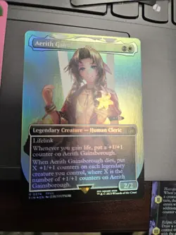 Aerith Gainsborough - 374 - Magic: Final Fantasy MTG - Borderless - FOIL - Image 3