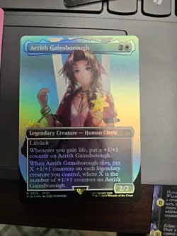Aerith Gainsborough - 374 - Magic: Final Fantasy MTG - Borderless - FOIL - Image 4